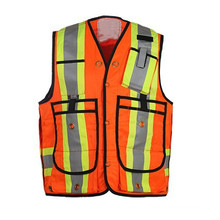 traffic security warning reflective vests,reflective apparel for constuction of highways